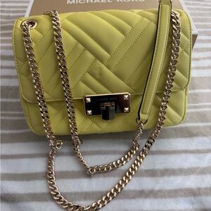 Michael Kors Lemon Quilted Crossbody Bag